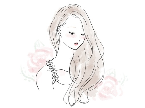 女性のイラスト