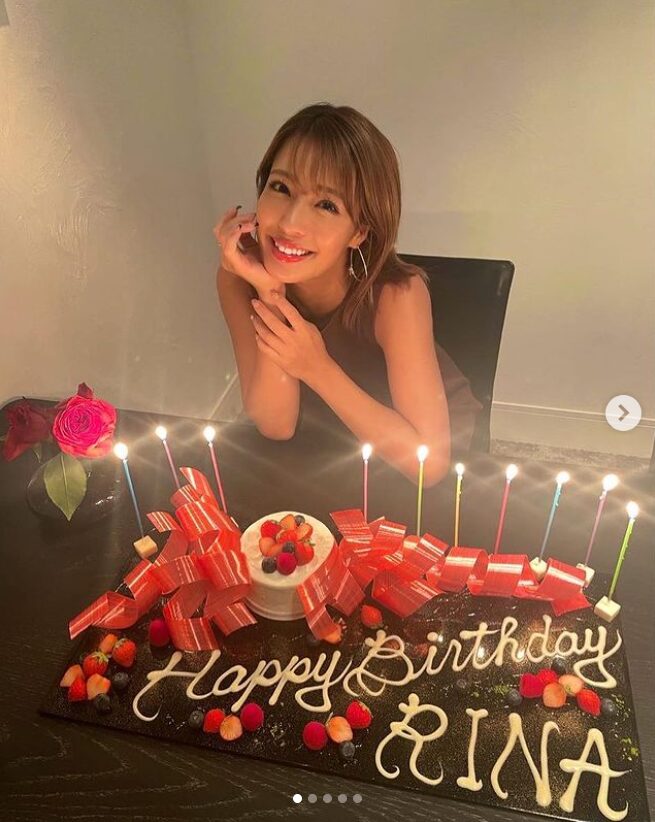 阿部一二三・橋本梨菜　匂わせ　誕生日ケーキ