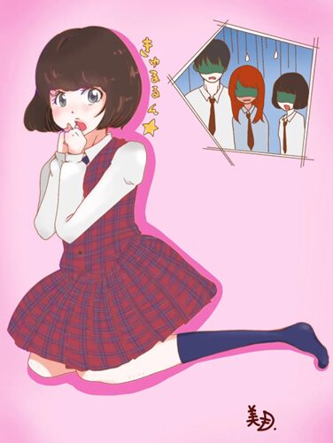 伊野尾慧 山本美月のイラストを待ち受けにしていた!