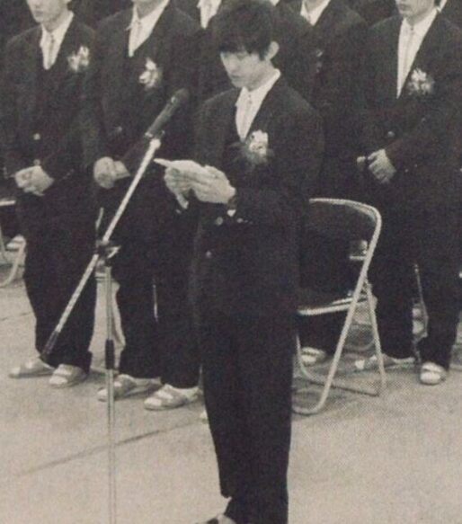向井康二さんの高校時代の写真