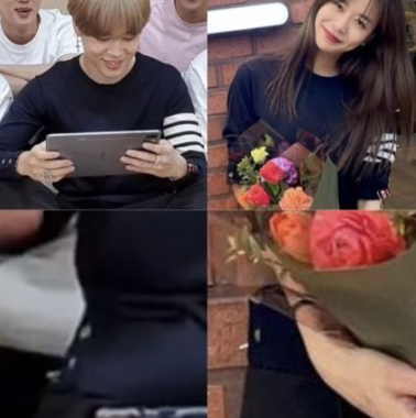 ソン・ダウンさんとジミンさんの匂わせ⑧お揃いのＴシャツ