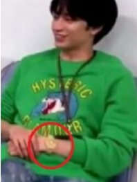 髙橋海斗さんと大和田南那さんの匂わせ③お揃いの時計