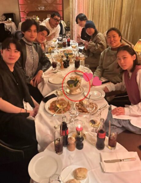 テテさんとジェニーさんの匂わせ⑬キャビアの写真
