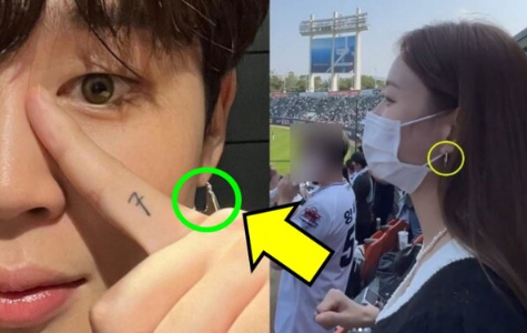 ソン・ダウンさんとジミンさん⑥お揃いのピアス？