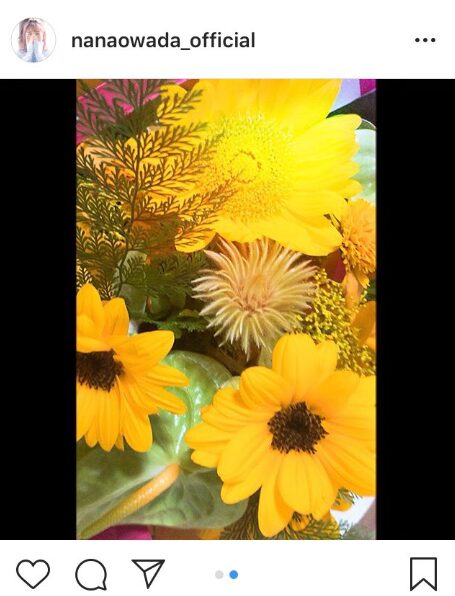 髙橋海人さんと大和田南那さんさんの匂わせ⑥ひまわりの画像