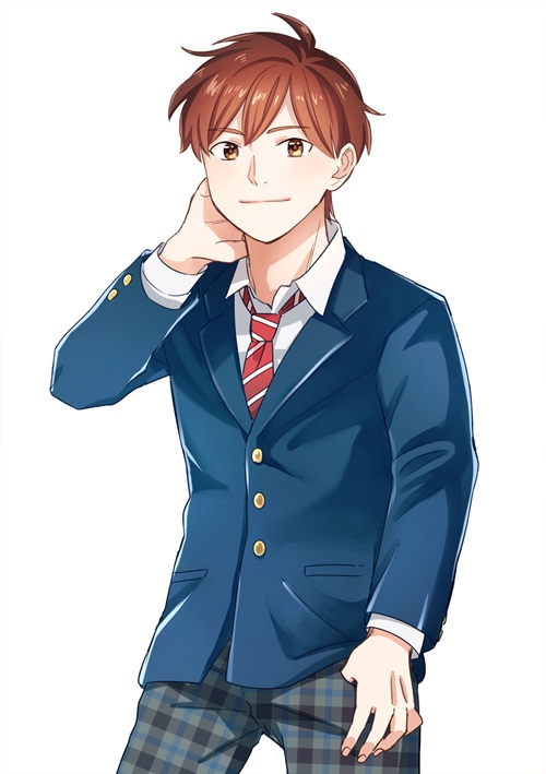 中学生男子画像