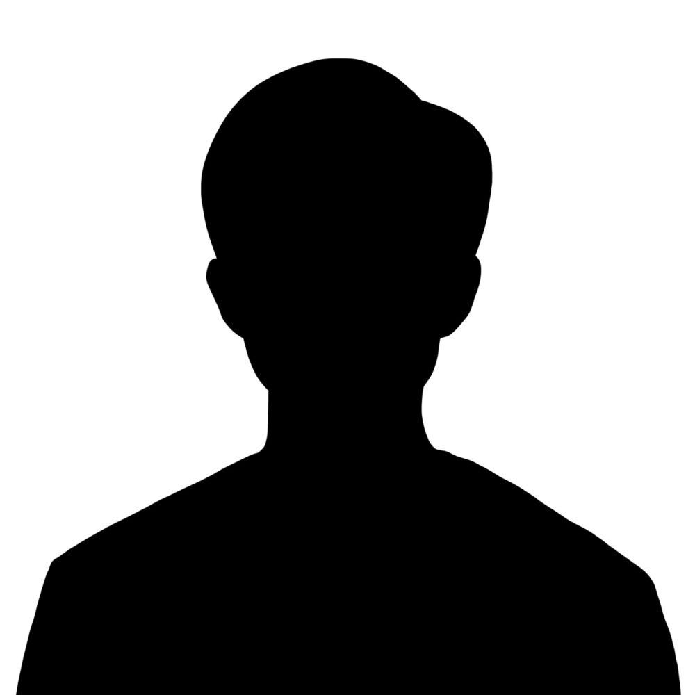 男性のシルエット画像