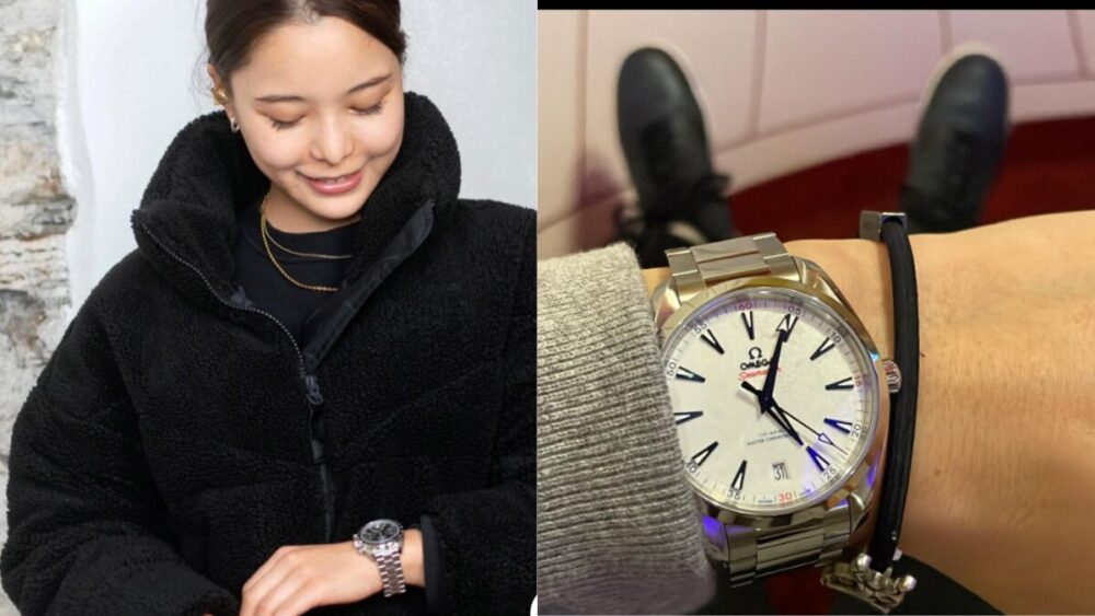 高梨沙羅　小林陵侑　お揃いのオメガ時計