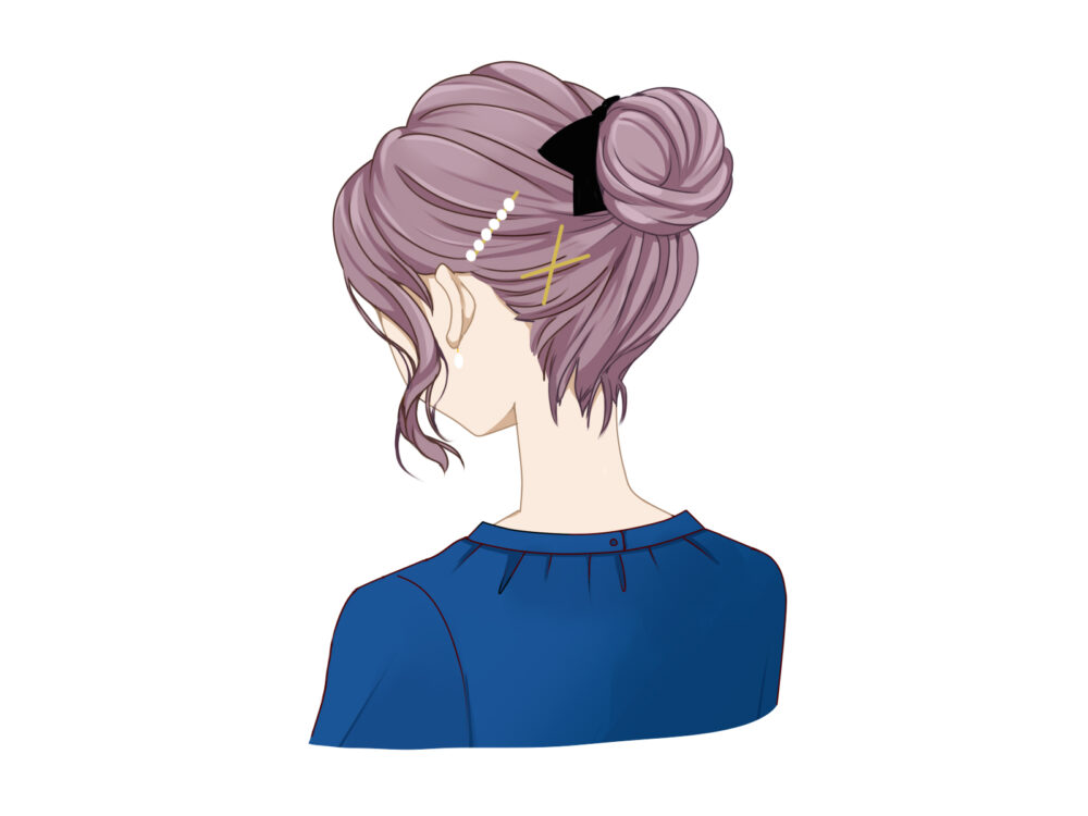 女性の後ろ姿の画像