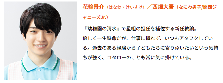 コタローは一人暮らしに出演している西畑大吾の画像