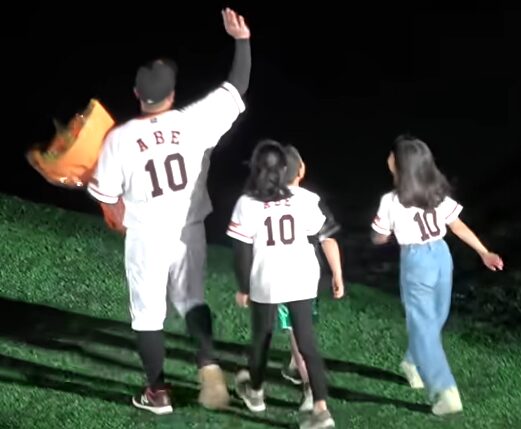 阿部慎之助 引退セレモニーの画像