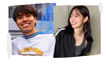田中碧と鈴木愛理の画像