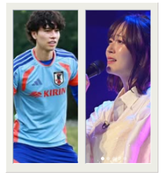 田中碧と鈴木愛理の画像