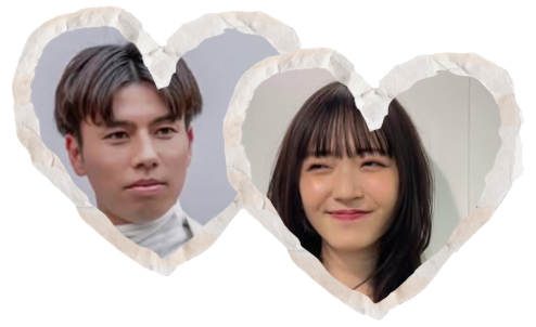 田中碧と鈴木愛理の画像