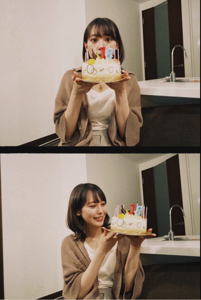 南沙良さんの誕生日投稿画像
