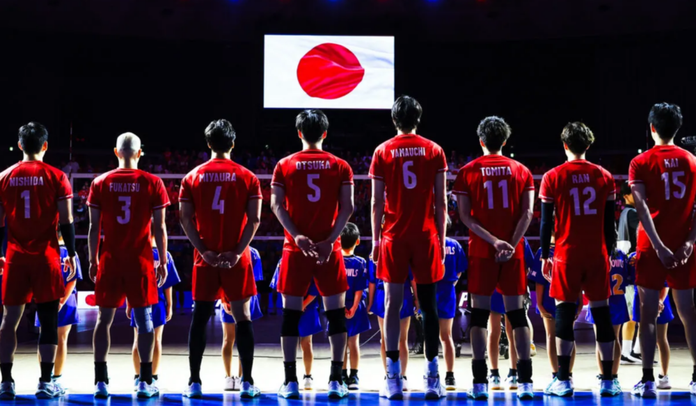 バレーボール男子日本代表 集合写真
